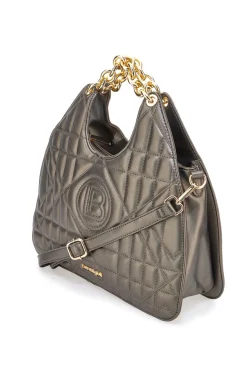 Borsa trapuntata verde oliva con manici a catena Laura Biagiotti LB25W-261-2