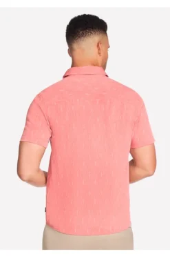 Camicia Skechers The GO WALK Air Printed Short Sleeve Shirt Mattone
