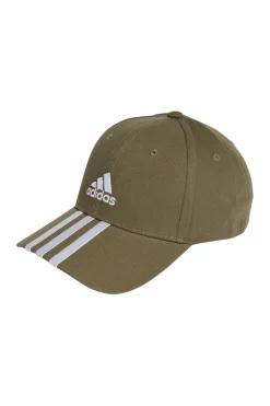 Cappellino Verde con Frontino Curvo Adidas Baseball 3S Cap