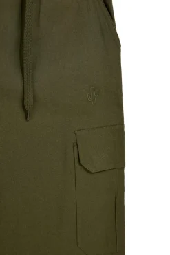 Cargo-Hose aus Baumwolle in Militärgrün Pittarello tierra NBY7070