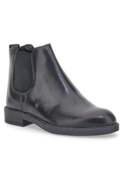 Chelsea boots neri in pelle liscia Pittarello elite 79