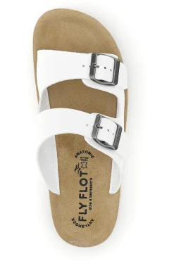 Ciabatta bianca con plantare anatomico Fly Flot 90770G642C