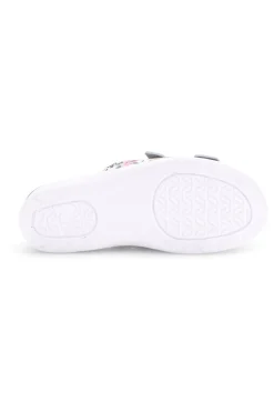 Ciabatta bianca multicolore con sottopiede in pelle Best Medical 122F