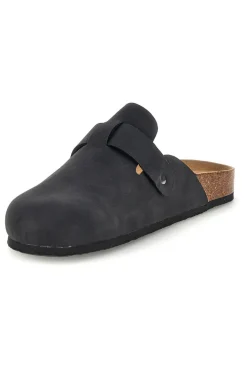 Ciabatta nera con fibbia Goodyear GY42030