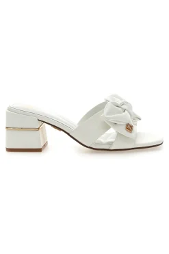 Ciabatte Bianche Con Fiocco Laura Biagiotti 851025