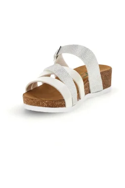 Ciabatte bianche con sottopiede in pelle Pittarello eco 293A410SR