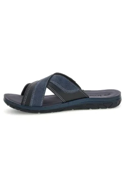 Ciabatte blu con fasce incrociate Inblu 14 VT