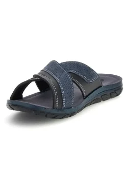 Ciabatte blu con fasce incrociate Inblu 14 VT