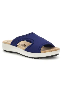 Ciabatte blu con suola antiscivolo e soletta comfort very soft Bio up 10