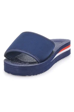 Ciabatte blu navy fascia logo SUPERGA S24E701