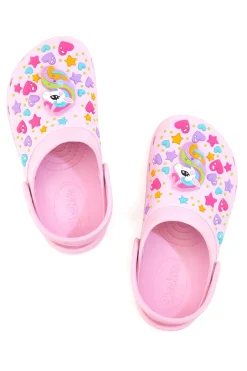Ciabatte Clogs Rosa con Luci Skechers 308016