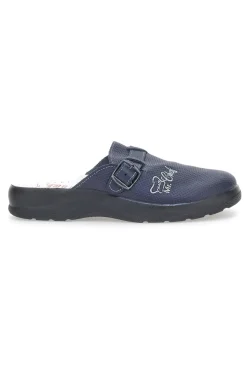 Ciabatte da Lavoro MR Chef 8015 Blu Vera Pelle