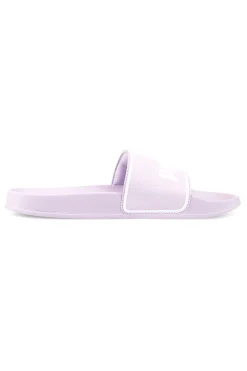 Ciabatte da piscina lilla con fascia imbottita e plantare sagomato Puma Leadcat 2.0