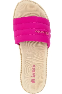 Ciabatte fucsia con fascia imbottita e Dual Density Inblu 3SF
