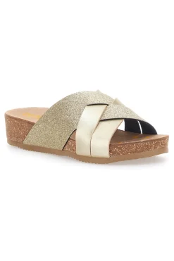 Ciabatte Gold con Glitter Pittarello Bio 293520