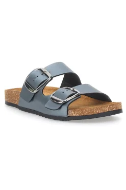 Ciabatte Grigie con Doppia Fibbia Made in Italy PITTARELLO TIERRA 335A20630SR