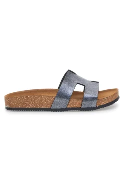 Ciabatte Grigio Effetto Metallizzato PITTARELLO TIERRA 335A801SR