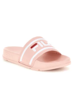 Ciabatte in gomma rosa con logo Fila Morro Bay