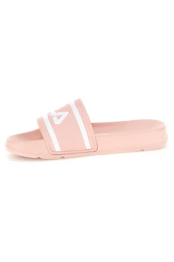 Ciabatte in gomma rosa con logo Fila Morro Bay