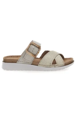 Ciabatte incrociate beige Inblu 46CN