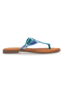 Ciabatte Infradito Mio tempo 9411 Azzurre