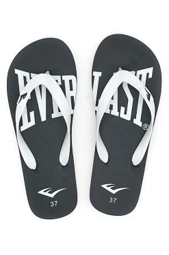 Ciabatte Infradito nere con logo a contrasto Everlast EV011