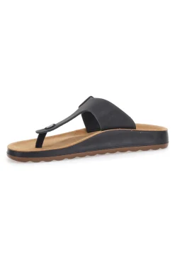 Ciabatte Infradito Nere Comfort Made in Italy Fly Flot 782154