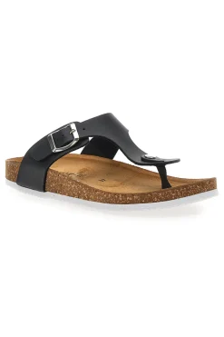 Ciabatte Infradito Nere in Vera Pelle Made in Italy Pittarello Tierra 335A2177SR