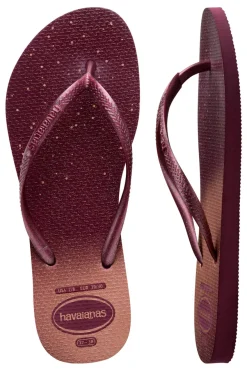 Ciabatte Infradito Purple In Gomma Havaianas Slim Gloss Fc