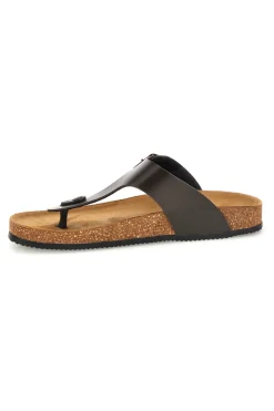 Ciabatte infradito testa di moro con fibbia Pittarello tierra 335A2177SR
