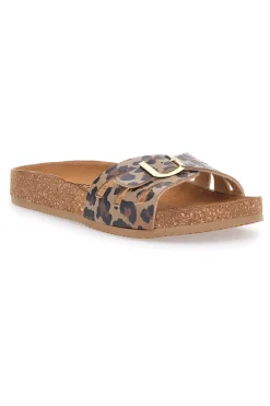 Ciabatte Leopardate Made in Italy PITTARELLO TIERRA 335A021SR