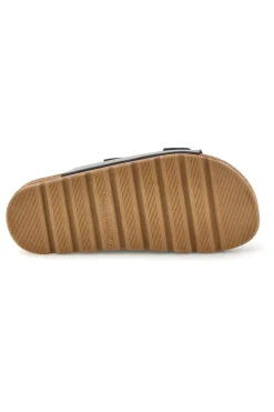Ciabatte marroni con sottopiede in vera pelle Pittarello Bio 335P20630SR