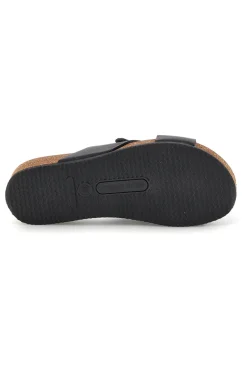 Ciabatte nere con catena e sottopiede in pelle Pittarello Eco 293A121SR