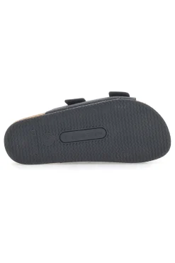 Ciabatte Nere con Doppia Fibbia Made in Italy PITTARELLO TIERRA 335A20630SR