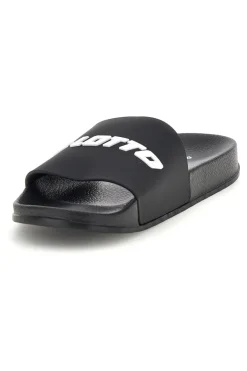 Ciabatte nere con fascia logo Lotto L97Y914