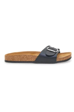 Ciabatte Nere con Fibbia Made in Italy PITTARELLO TIERRA 257A21030SR