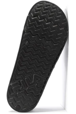 Ciabatte nere con logo maxi Fila FFT0028