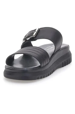 Ciabatte nere in vera pelle Made in Italy Pittarello Love 36091926