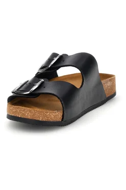 Ciabatte nero doppia fibbia Pittarello tierra 335A20630SR