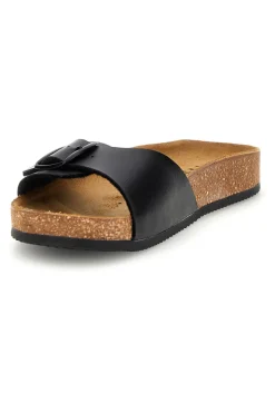 Ciabatte nero sottopiede in vera pelle Pittarello tierra 257A21030SR