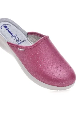 Ciabatte professionali fucsia traforate con plantare anatomico Inblu 5033N