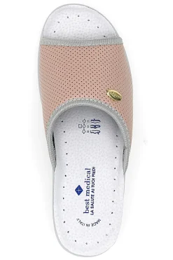 Ciabatte rosa con plantare anatomico suola antiscivolo Best Medical 24
