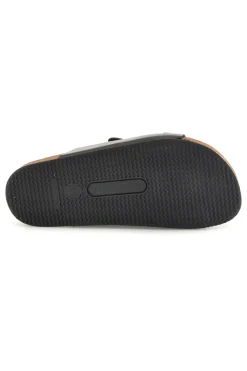 Ciabatte verde militare con doppia fibbia Pittarello tierra 335A038SR