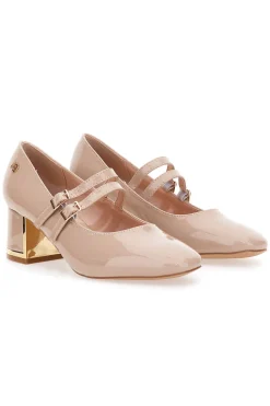 Décolleté Mary Jane Beige con Tacco a blocco MARIELLA BURANI 50810514