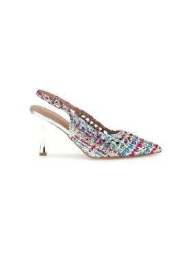 Décolleté multicolor con cinturino First lady P660