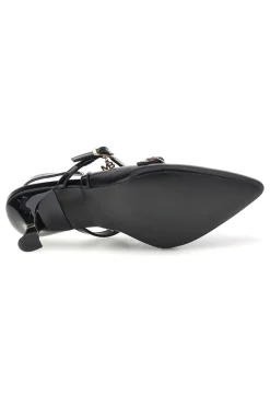 Décolleté nere con cinturini e tacco sagomato Burani 51852c1211