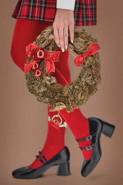 Décolleté nere con doppio cinturino e tacco largo Pittarello glam 6716