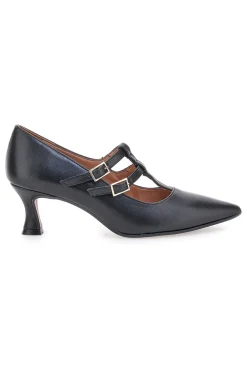 Décolleté Nere Con Tacco 6 cm Made In Italy cm Pittarello P6012