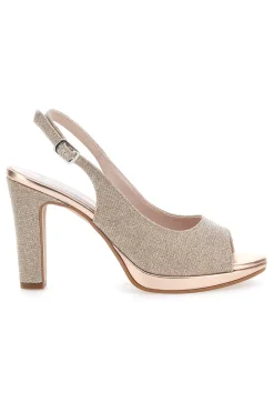 Décolleté Open-Toe Oro Pittarello Love 4477