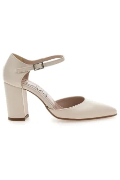Décolleté Panna Con Cinturino e Tacco a Blocco PITTARELLO GLAM 2615